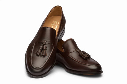 Tassel Loafers - Dark Brown - KING'S