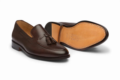 Tassel Loafers - Dark Brown - KING'S