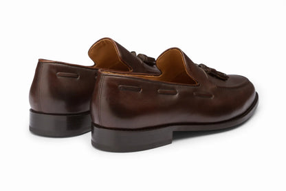 Tassel Loafers - Dark Brown - KING'S