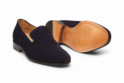 Venetian Loafer - Navy Suede - KING'S