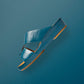 Raffinato di lusso petrolio blue, leather sandals for men in Dubai.
