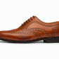 Wingtip brogues tan, formal shoes for men in Dubai.