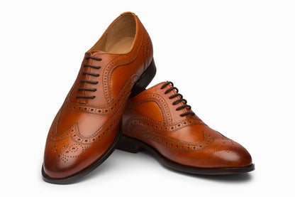 Wingtip Oxford Classic - Tan - KING'S