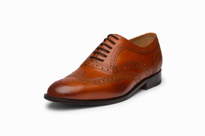 Wingtip Oxford Classic - Tan - KING'S