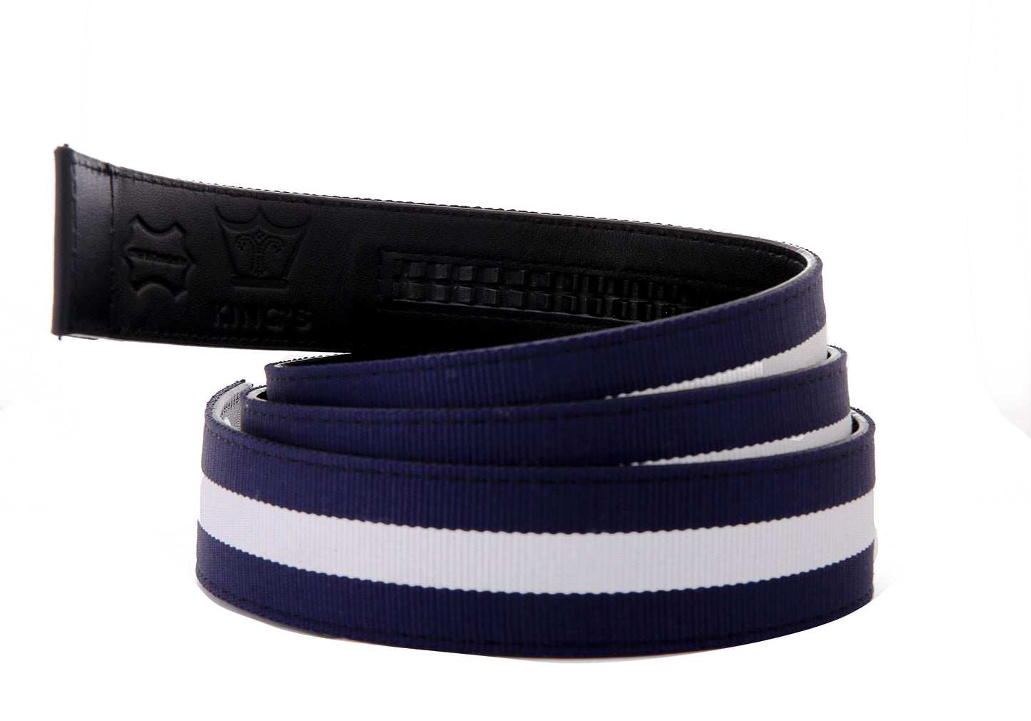 1.5" Canvas Blue/White Strap - KING'S