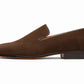 Venetian loafer brown suede, brown formal shoes for men in Dubai.