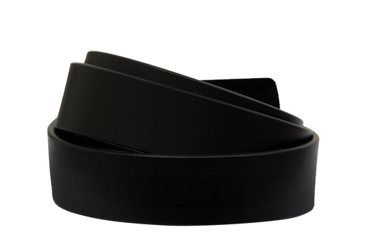 1.5" Black Leather Strap - KING'S