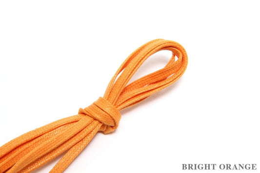 Flat shoelaces bright orange, premium quality shoelaces in Dubai.