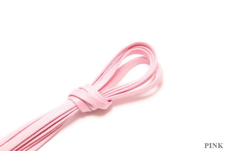Flat shoelaces pink, premium quality shoes laces in Dubai.