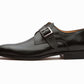 Plain single monkstrap black, formal shoes for men in Dubai.