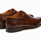 Plain Wholecut Oxford - Brown (with side lacing)